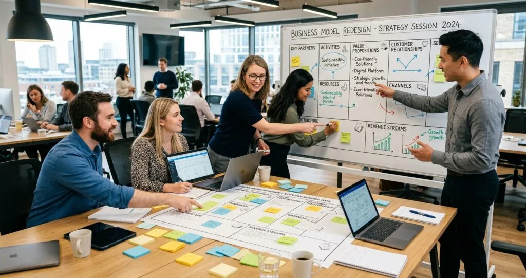 Business model design and redesign service cover