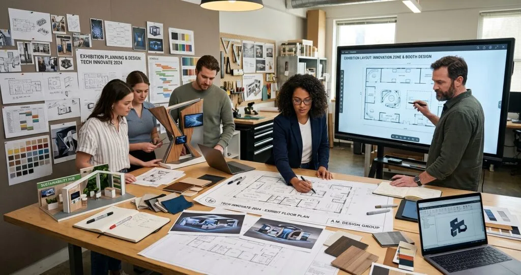 Exhibition planning and design service cover