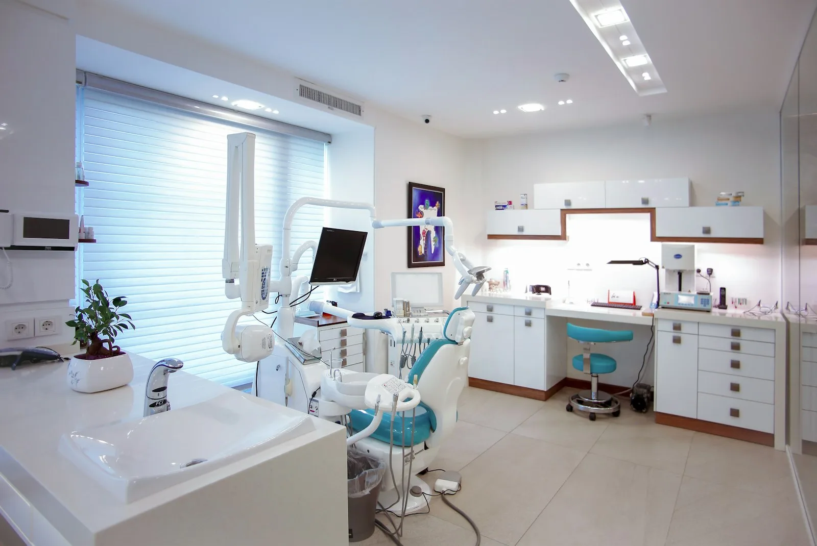Modern dental and medical office setting